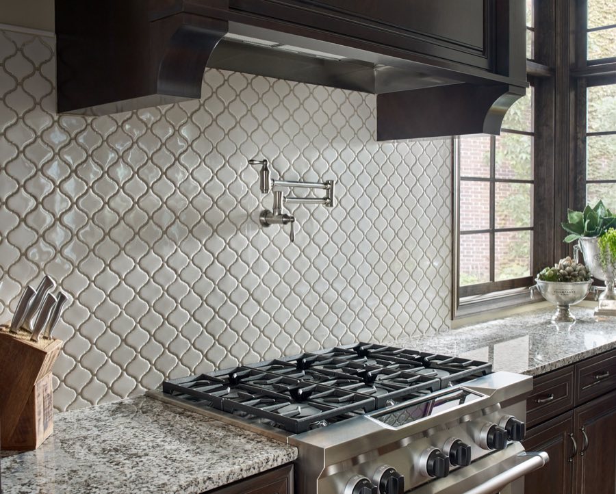 Alaska White granite kitchen countertop