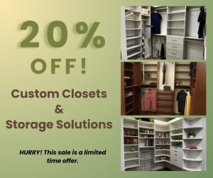 20% off Closets