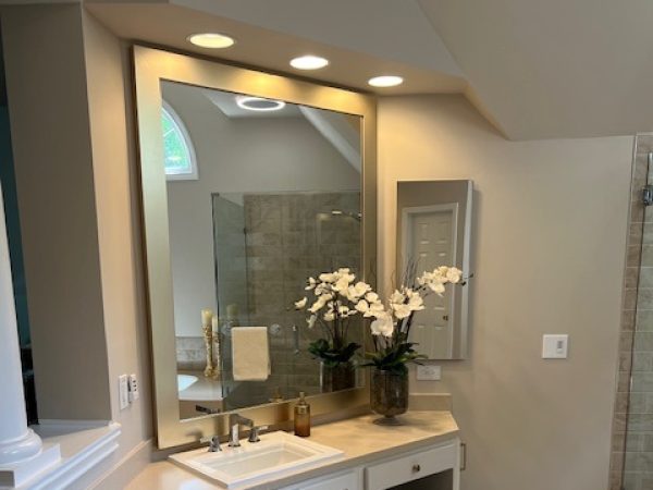 Custom Hers Vanity & Stone Countertop