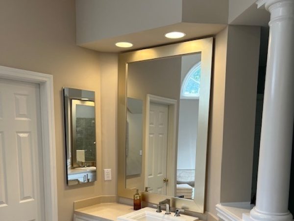 Custom His Vanity & Stone Countertop