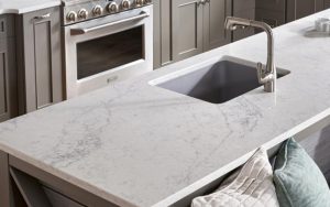 Karis - VIATERA Quartz Surface countertop with sink