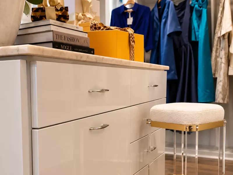 His & hers custom closet design by Top South